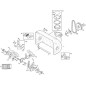LINKE SCHNECKE - ST6272P TRAC ORIGINAL STIGA - 118821181/1