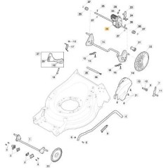 TRANSMISSION ÉLECTRIQUE GT-ME 512 36V BLDC MP1 ORIGINAL STIGA - 181003128/0 | Newgardenstore.eu