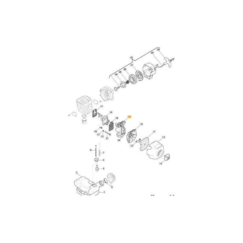 ORIGINAL STIGA VERGASER-KIT – 118801825/0