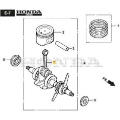 ORIGINAL STIGA CRANKSHAFT - 118551798/0
