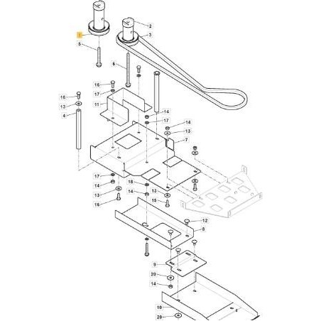 PULEGGIA ORIGINALE STIGA - 118890191/0 | Newgardenstore.eu