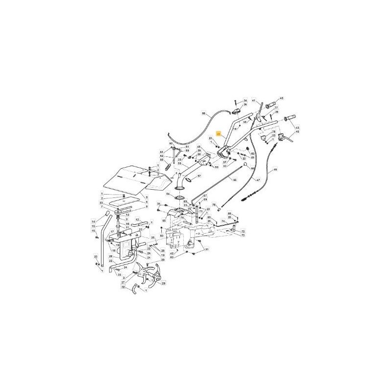 ORIGINAL STIGA HANDLE - 118802967/0