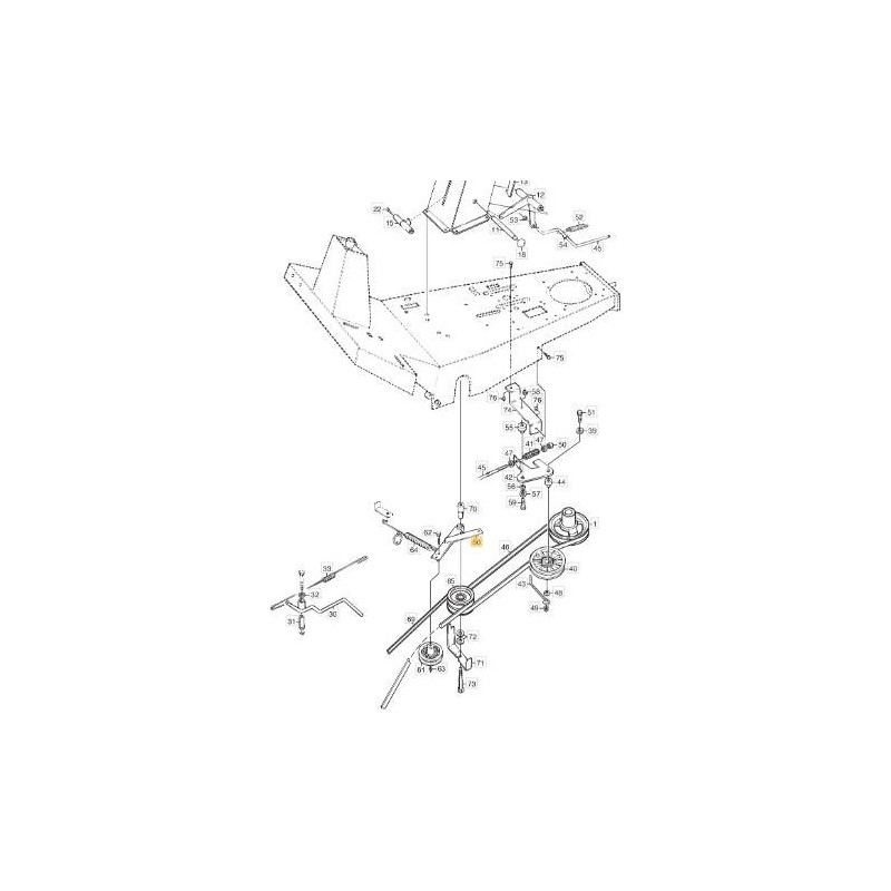 BRACCIO TENDICINGHIA (-03) ORIGINALE STIGA - 1134-1866-01