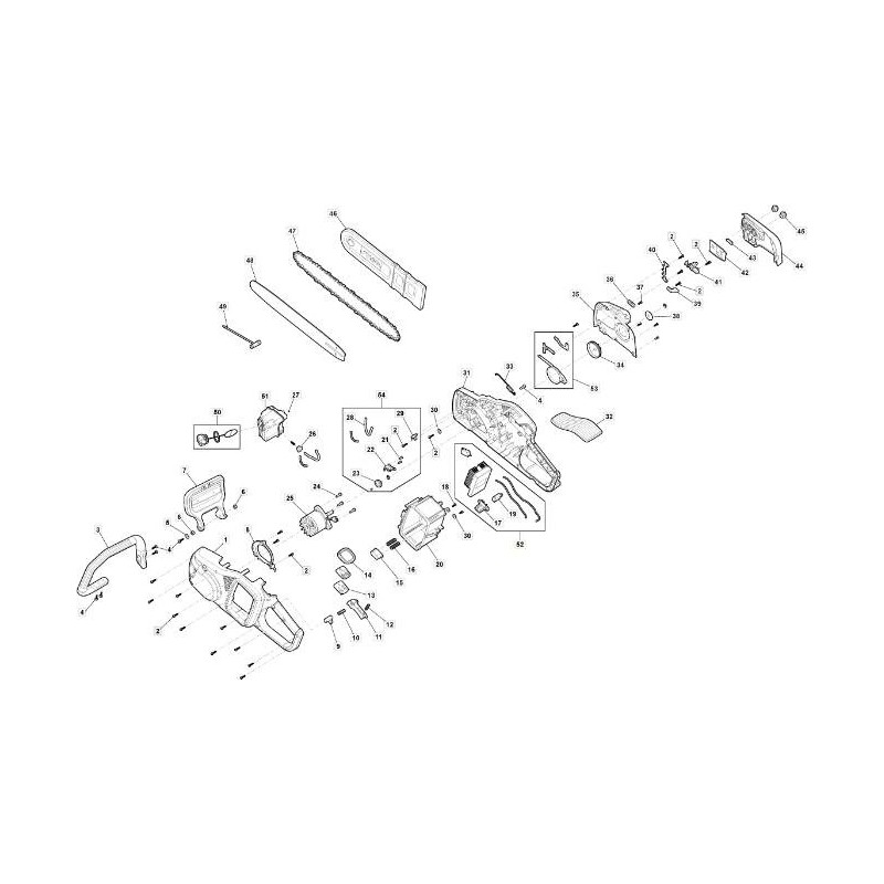 PCB- UND ELEKTROKOMP. CS 700 LI 48 ORIGINAL STIGA - 118811418/0