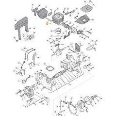 CILINDRO KZ 848C9012A7 -RdC ORIGINALE STIGA - 6995136