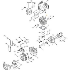 ORIGINAL STIGA-MOTORZYLINDER – 118801961/0 | Newgardenstore.eu