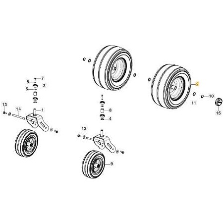 RUO.POS.FENGCHI-KEND 20 GYRO ORIGINAL STIGA - 382680110/0 | Newgardenstore.eu