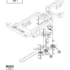 ORIGINAL STIGA RIEMENSCHEIBE – 1134-6972-01