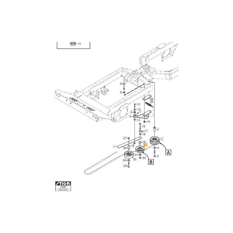 ORIGINAL STIGA RIEMENSCHEIBE – 1134-6972-01