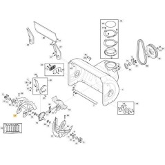 LEFT AUGER - ST 7276 PH ORIGINAL STIGA - 118821221/1