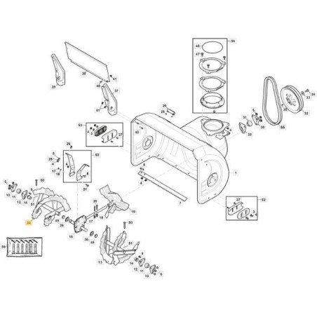 VIS GAUCHE - ST 7276 PH ORIGINAL STIGA - 118821221/1 | Newgardenstore.eu