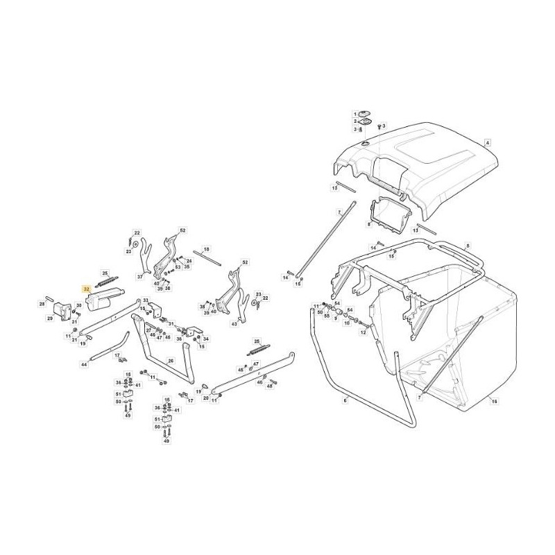 ATTUATORE SACCO ELETTRICO V3 ORIGINALE STIGA - 118001005/0