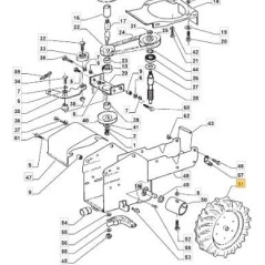 SOLID WHEEL KIT MFL02 - RX AND SX ORIGINAL STIGA - 118805285/0 | Newgardenstore.eu