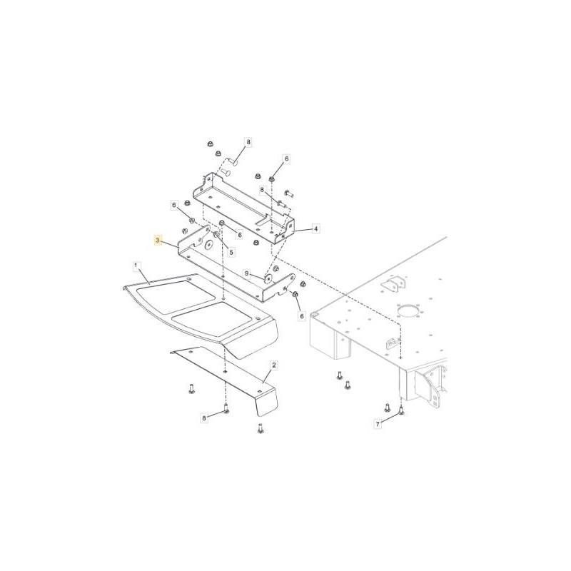 ORIGINAL STIGA SEITENSCHUTZHALTERUNG – 118830785/0