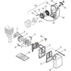 CARBURATORE WALBRO WYJ-400A DC 26/31 ORIGINALE STIGA - 123054009/1