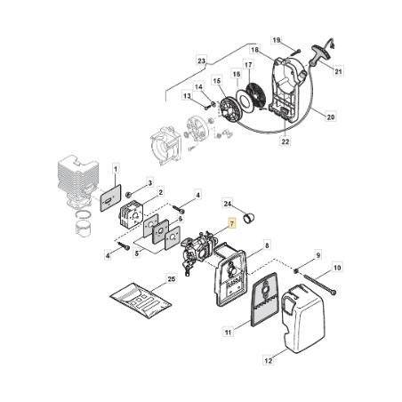 VERGASER WALBRO WYJ-400A DC 26/31 ORIGINAL STIGA - 123054009/1 | Newgardenstore.eu