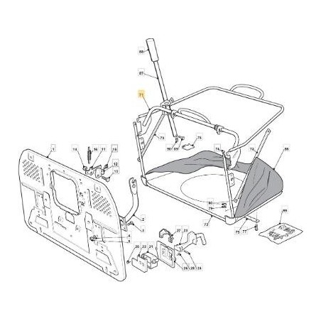 OBERER RAHMEN VNN TC 10/11 ORIGINAL STIGA TASCHE – 382800123/1 | Newgardenstore.eu
