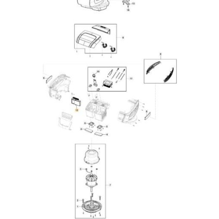 PH 700 ORIGINAL STIGA ENGINE PCB - 118811280/0 | Newgardenstore.eu