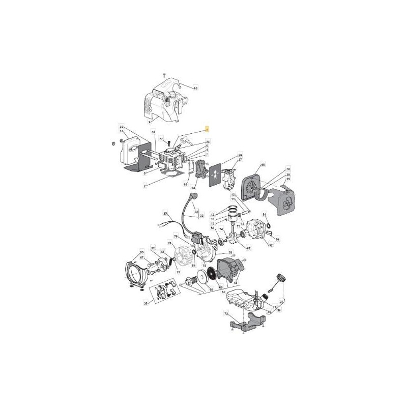 ZYLINDER KC13023AB – ORIGINAL STIGA NACHFÜLLUNG – 123071011/0