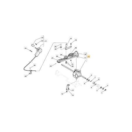 FR.TRACCIÓN GR. C/VARIAT. TU50-55 4S ORIGINAL ESTIGA - 181003086/0 | Newgardenstore.eu