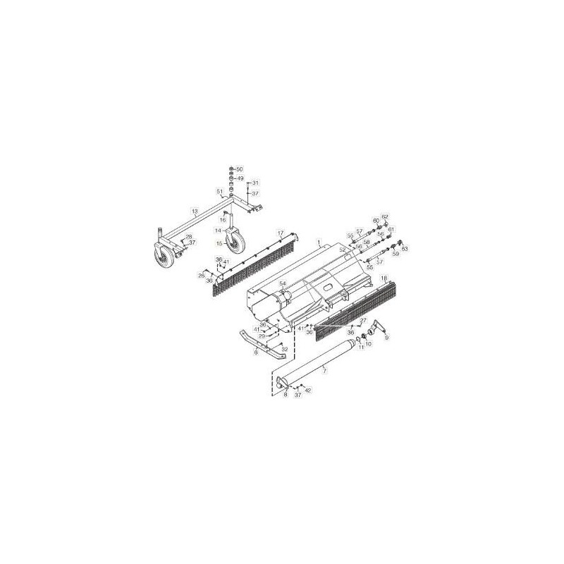ENSEMBLE DE ROUE STIGA ORIGINAL - 1319-3605-01