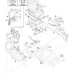 AILE DROITE ORIGINALE STIGA GRIS - 118830226/0 | Newgardenstore.eu