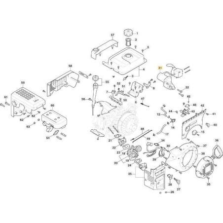 ORIGINAL STIGA ANLASSERKOMPONENTEN – 118552425/0 | Newgardenstore.eu