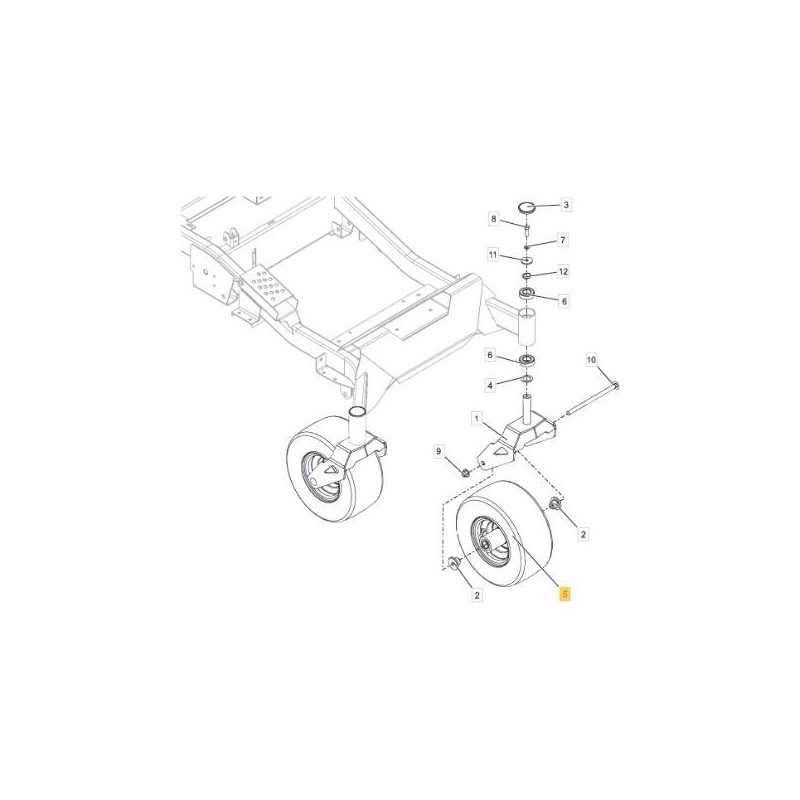 RADBAUGRUPPE, 13X6,50-6 ORIGINAL STIGA – 118830795/0