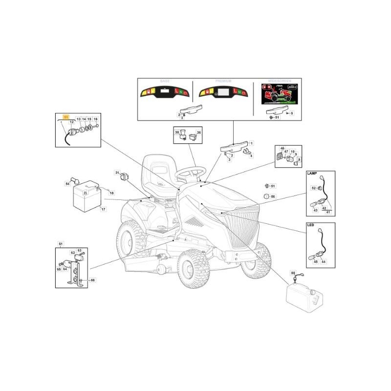 ARNÉS RELÉ ANT+S/OPC TANQUE MTRSD ORIGINAL STIGA - 182040218/0
