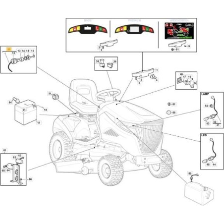 STIGA ORIGINAL MTRSD TANK ANT+S/OPC RELAIS HARNAIS - 182040218/0 | Newgardenstore.eu