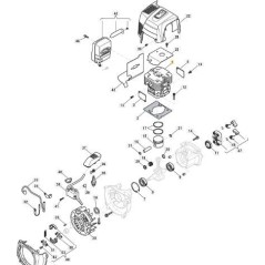 CILINDRO MOTOR STIGA ORIGINAL - 118801960/0