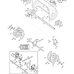 GRUPPO SCATOLA INGRANAGGIO - ST5266PB / TRAC ORIGINALE STIGA - 118820819/0 | Newgardenstore.eu