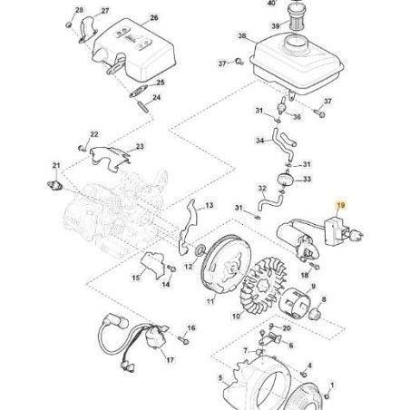 ORIGINAL STIGA ANLASSERMOTOR – 118551330/0 | Newgardenstore.eu