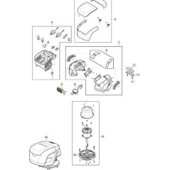 ORIGINAL STIGA ENGINE BOARD 48V THRUST - 118810820/0