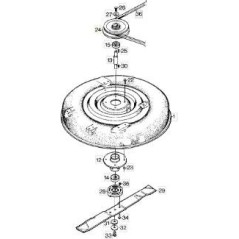 Courroie PTO pour Collection 2017 ORIGINAL STIGA - 1134-9204-01