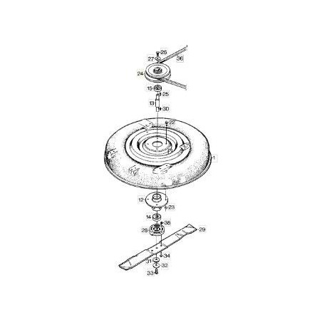 PTO Belt for 2017 Collection ORIGINAL STIGA - 1134-9204-01 | Newgardenstore.eu