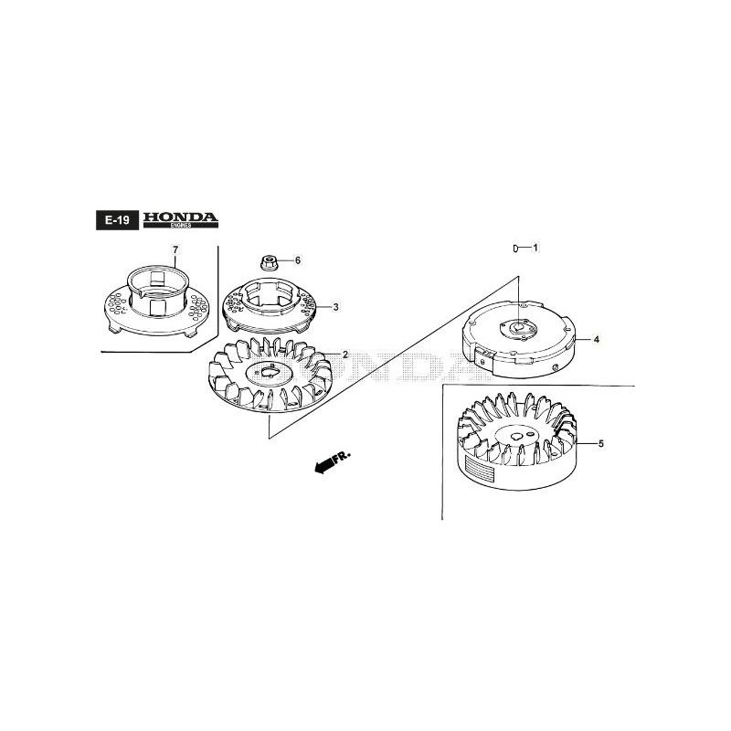 ORIGINAL STIGA MAGNETschwungrad – 118552171/0