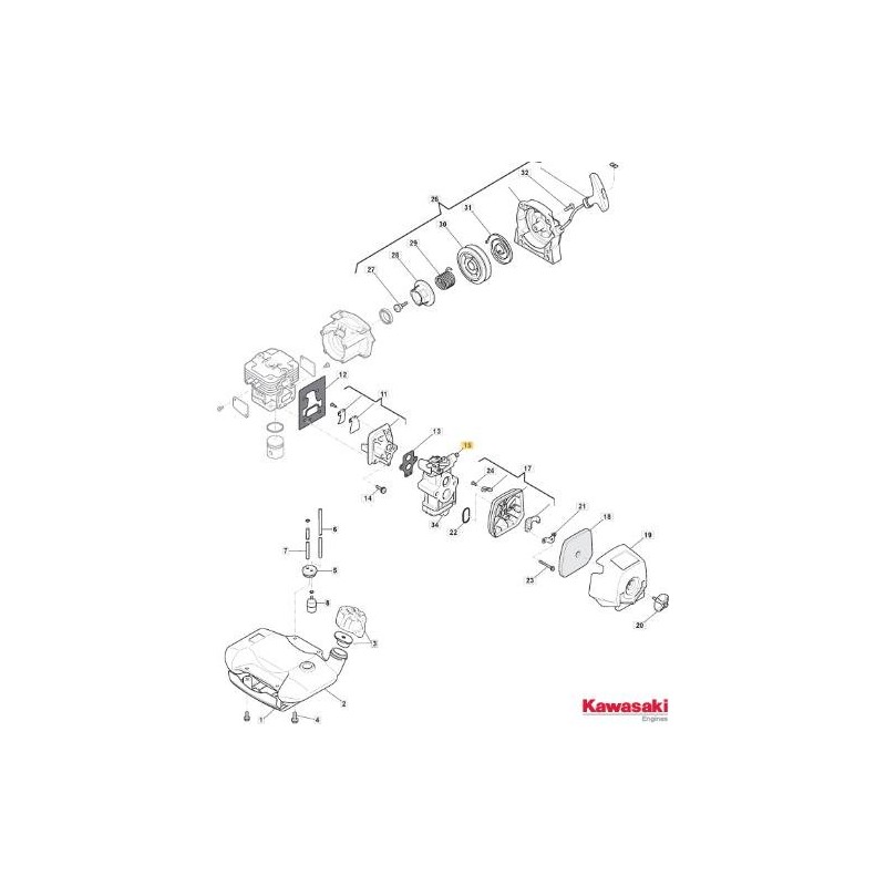CARBURATEUR STIGA ORIGINAL - 118801828/0