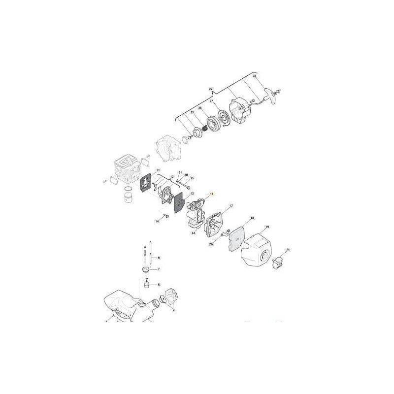 VERGASER SBK 35 ORIGINAL STIGA - 118801826/0
