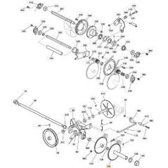 ORIGINAL STIGA ASMY-W/BUS GEARBOX AND HUB - 1812-2881-01