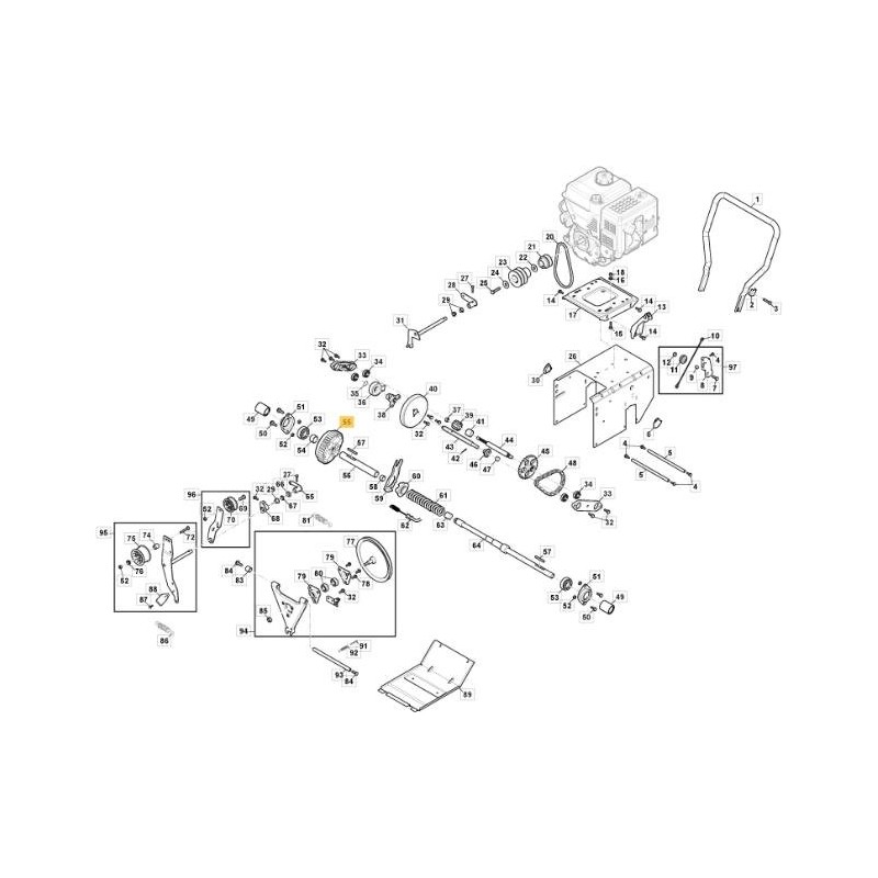 ORIGINAL STIGA DIFFERENTIAL - 118820326/0