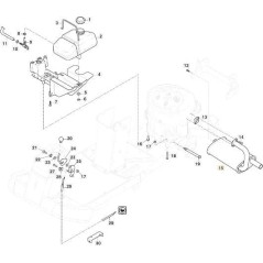 SCARICO KIT VECCHIA VILLA ORIGINALE STIGA - 387753303/0 | Newgardenstore.eu