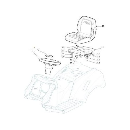 VOLANTE STIGA STYLE 2014 NJ/TC NERO ORIGINALE STIGA - 325961222/1 | Newgardenstore.eu