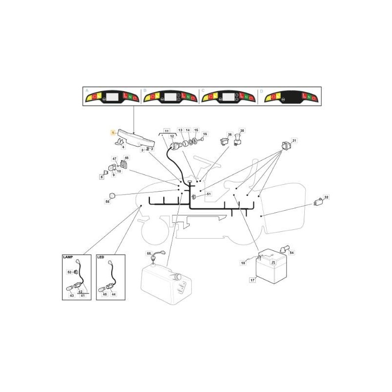 TARJETA COMPLETA ECONÓMICA TCX ISO ORIGINAL STIGA - 382722431/1