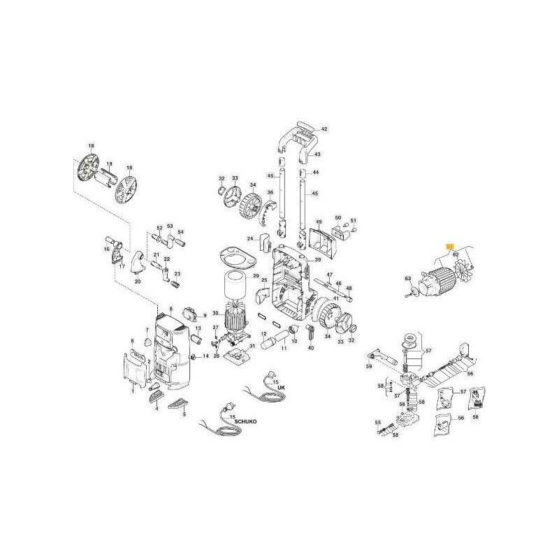 MOTEUR ÉLECTRIQUE ORIGINAL STIGA - 118821017/0