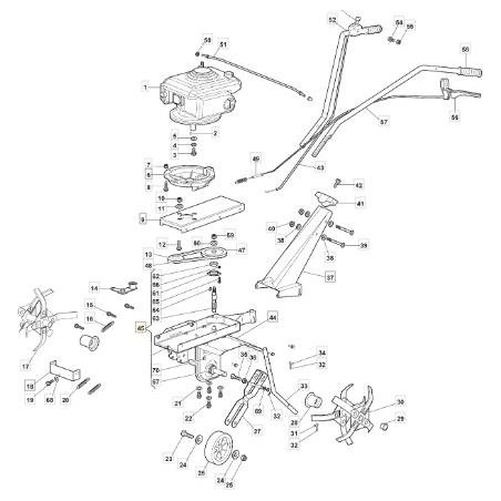 GRUPO TRANSMISION BLANCO TIEMPO RATO ORIGINAL STIGA - 118802026/1 | Newgardenstore.eu