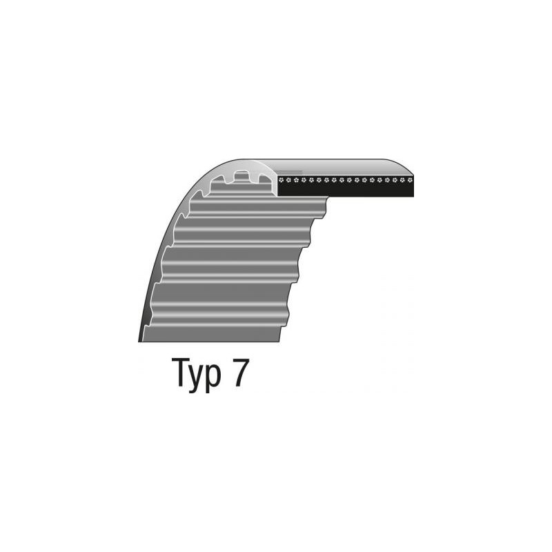 Drive belt for WOLF UL 32E 4030 113 scarifier