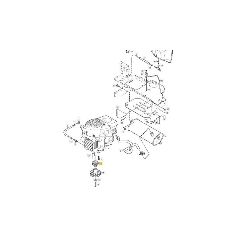 ORIGINAL STIGA MOTORRIEMENSCHEIBE – 1134-5000-01