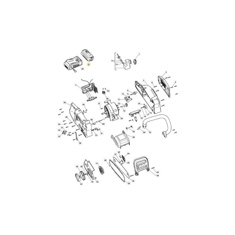 BATTERIE ORIGINALE STIGA 36 V 2,6 Ah - 1911-9137-01