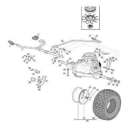 RUO.POS.FENGCHI-WAN 20P519DG ORIGINALE STIGA - 382680077/0 | Newgardenstore.eu